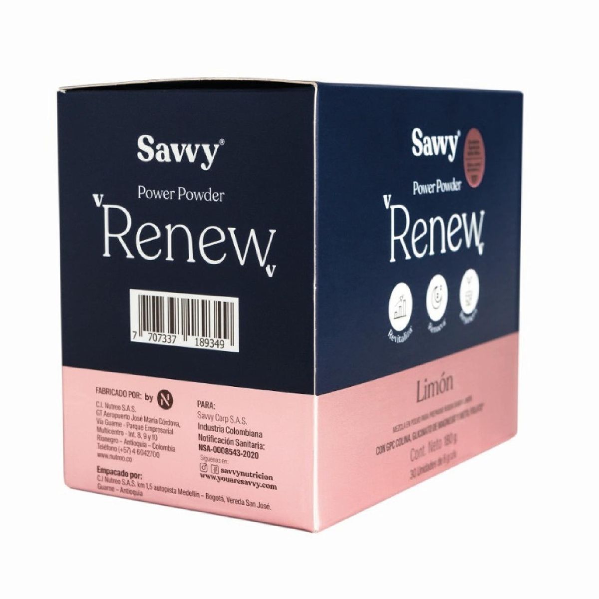 SAVVY - Renew Plegadiza x 30 Sobres Polvo – Savvy