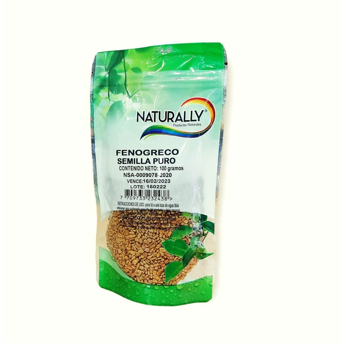 NATURALLY - Fenogreco Semilla Puro Doypack X 100 Gr – Naturally