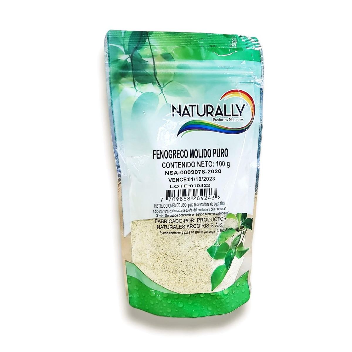 NATURALLY - Fenogreco Molido Puro Doypack X 100 Gr - Naturally