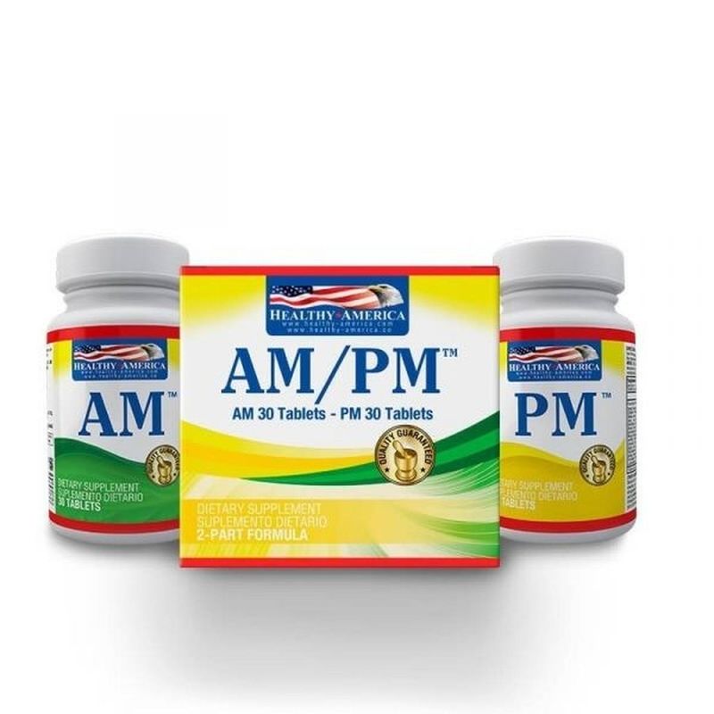 HEALTHY AMERICA - Am/Pm Caja X 2 Fcos De 30 Tab C/U - Healthy America