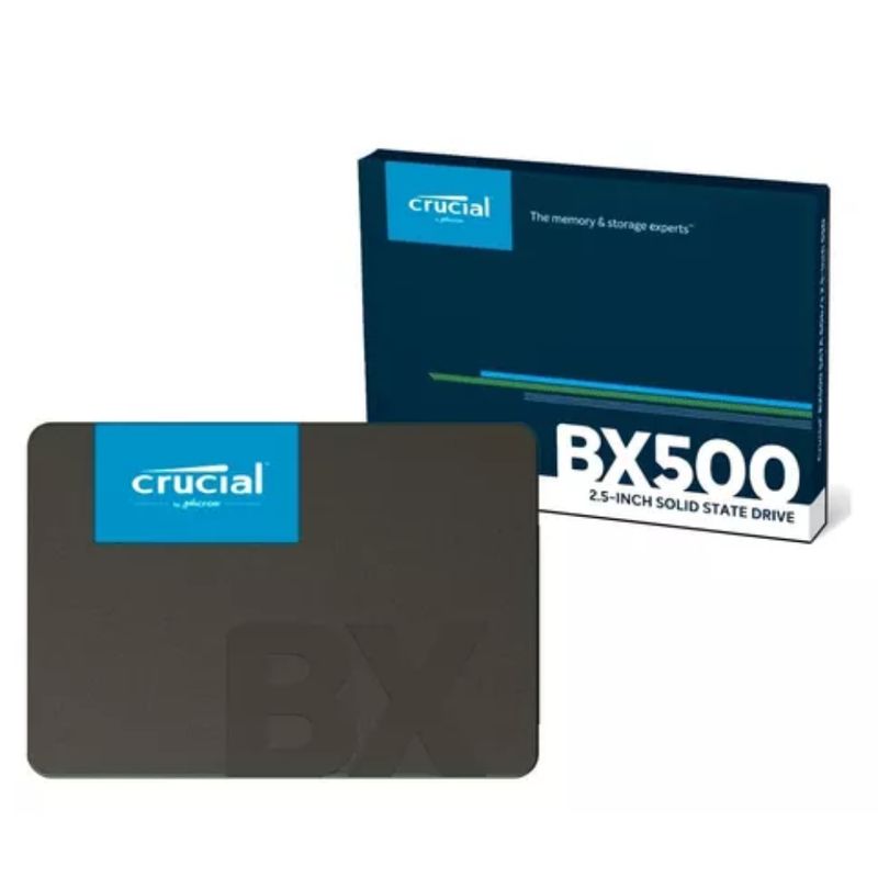CRUCIAL - Disco Duro Solido Sata SSD 500Gb Crucial Bx500