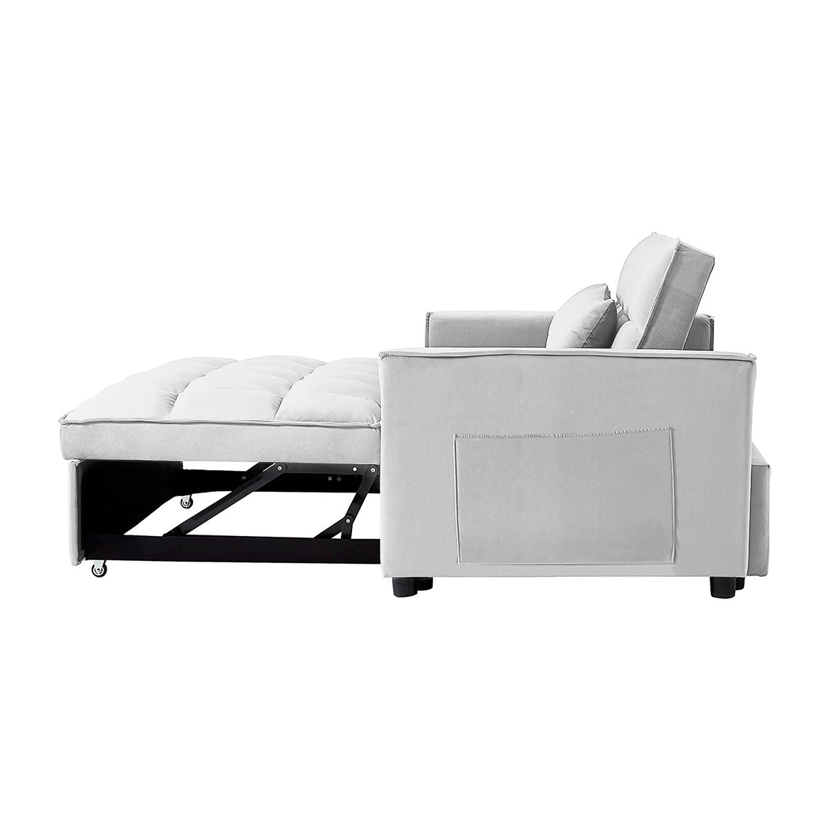 MAGIC CLASS - SOFÁ CAMA MODERNO HENIES ECOCUERO BLANCO