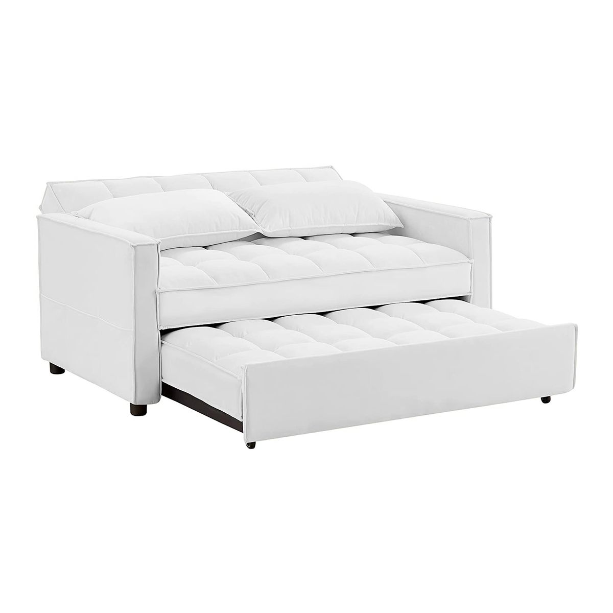 MAGIC CLASS - SOFÁ CAMA MODERNO HENIES ECOCUERO BLANCO