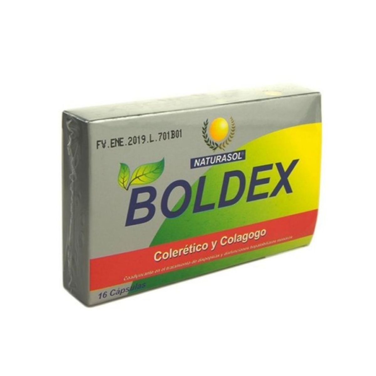 NATURASOL - Boldex Purgante x 16 Cap - Naturasol
