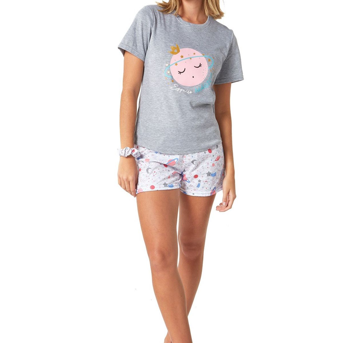 SANTANA - Pijama Mujer Juliana Gris