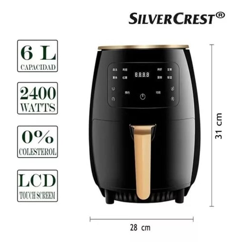 GENERICO - FREIDORA 6 LITROS SILVER CREST