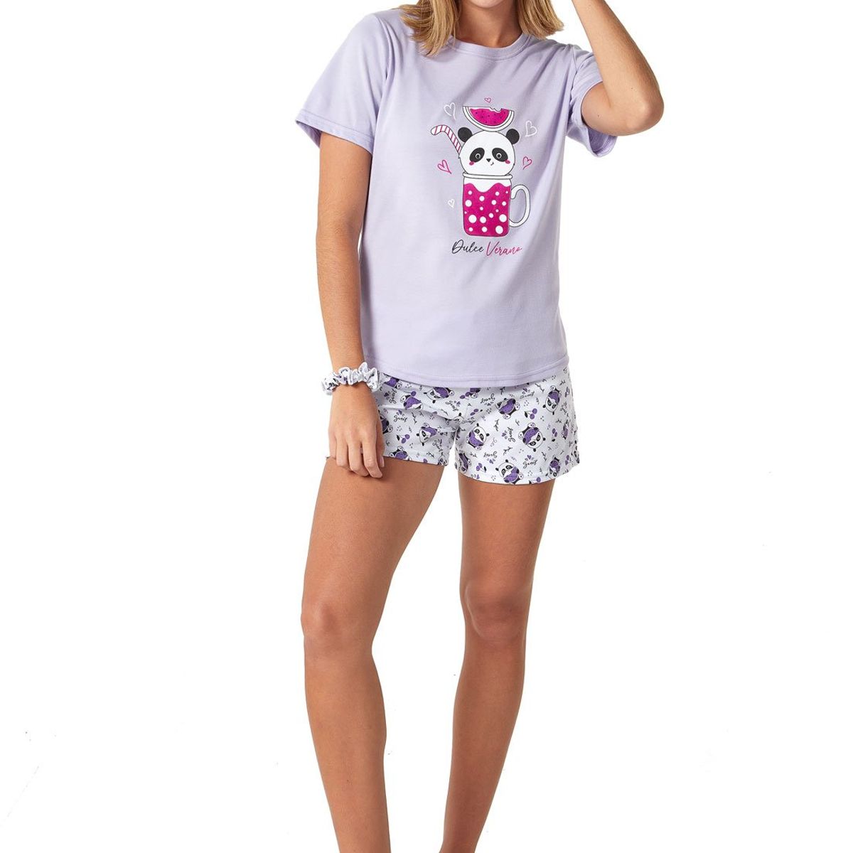 SANTANA - Pijama Mujer Juliana Purpura
