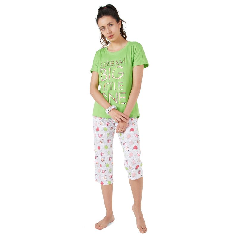 SANTANA - Pijama Mujer Agatha Verde