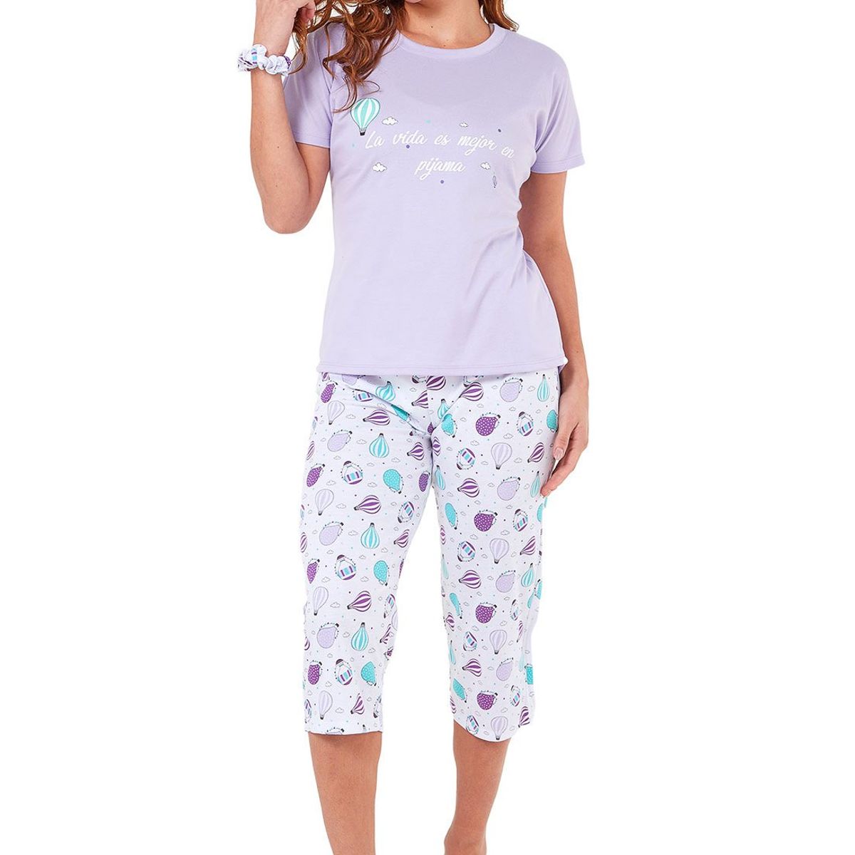 SANTANA - Pijama Mujer Agatha Menta