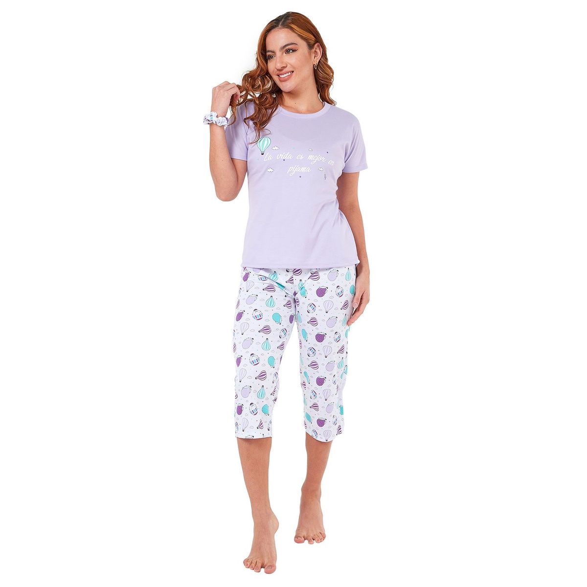 SANTANA - Pijama Mujer Agatha Menta