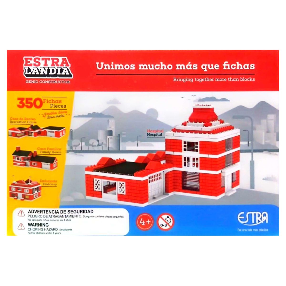 ESTRA - Juego De Construcción Estralandia Con 350 piezas Para Niños