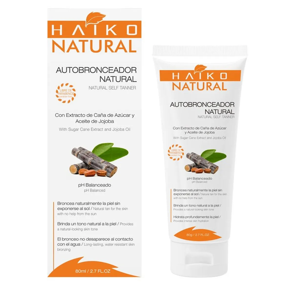 HAIKO NATURAL - Autobronceador natural con Caña y Jojoba x 80 Ml – Haiko Natural_.