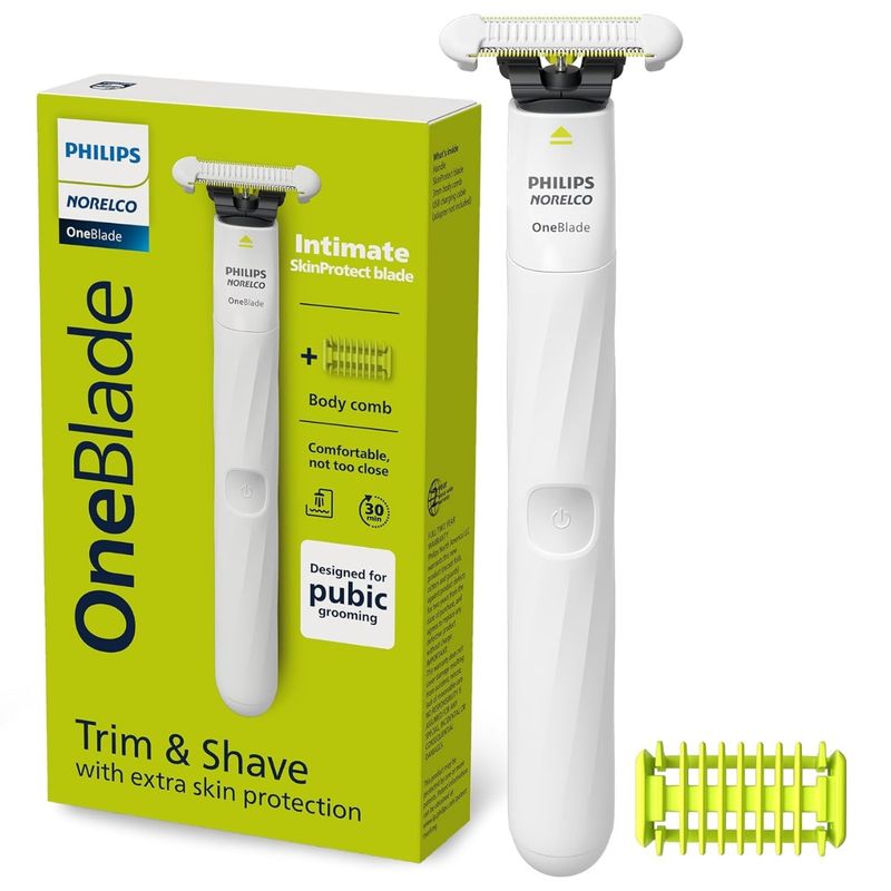 PHILIPS - AFEITADORA UNISEX  ZONA INTIMA ONE BLADE PHILIPS NORELCO