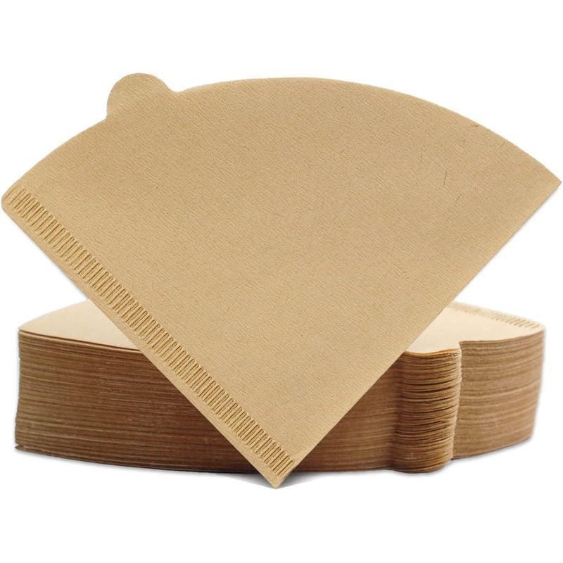 GENERICO - Filtro Cafetera V60 Dripper N01 X 100 Unidades Color Natural