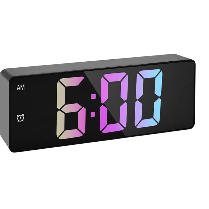 GENERICO - RELOJ DESPERTADOR RECTANGULAR