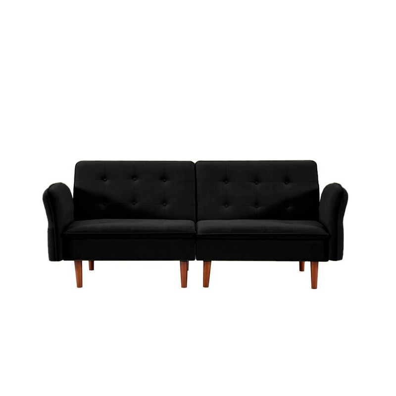 MAGIC CLASS - SOFÁ CAMA MODERNO AKIRA ECOCUERO NEGRO