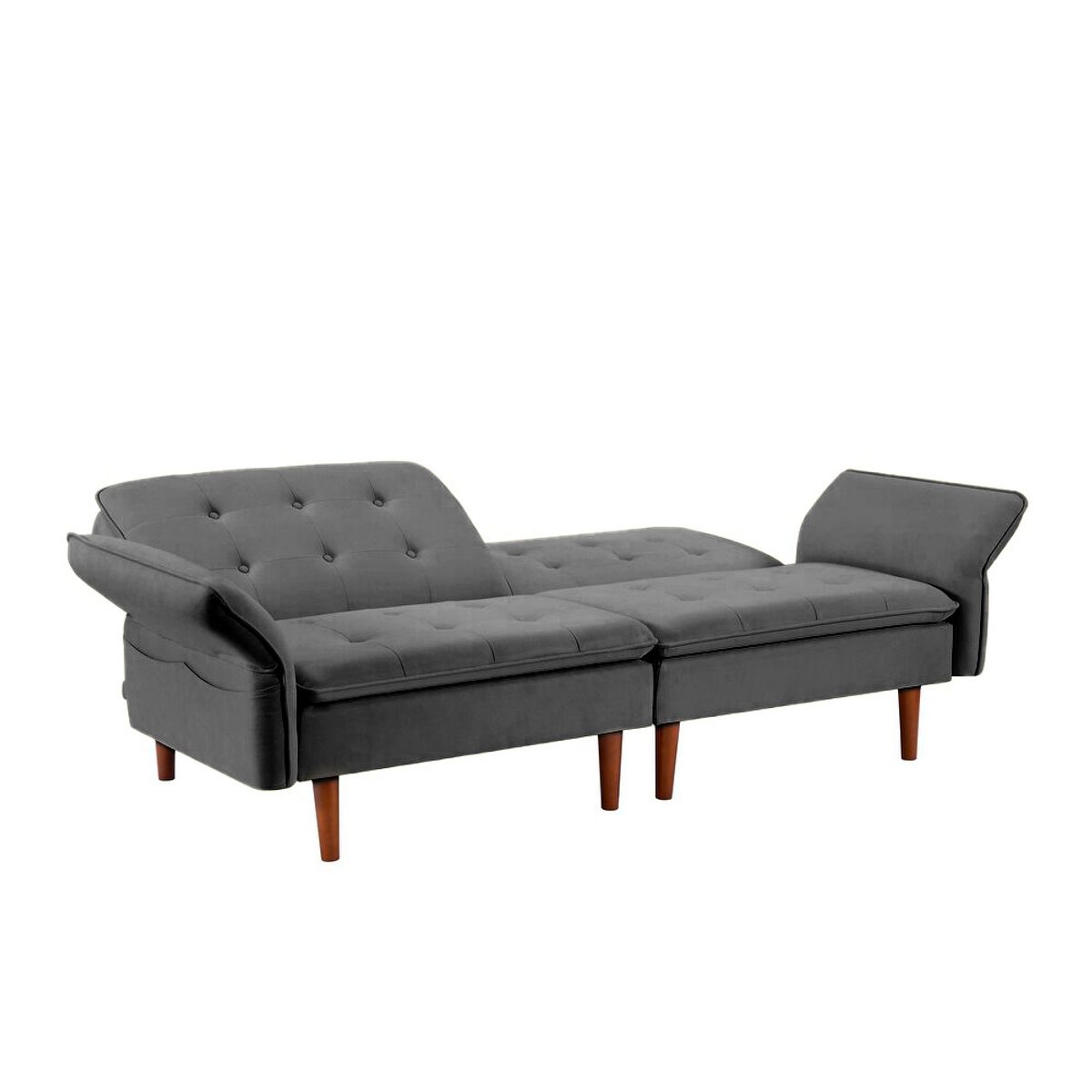 MAGIC CLASS - SOFÁ CAMA MODERNO AKIRA ECOCUERO GRIS