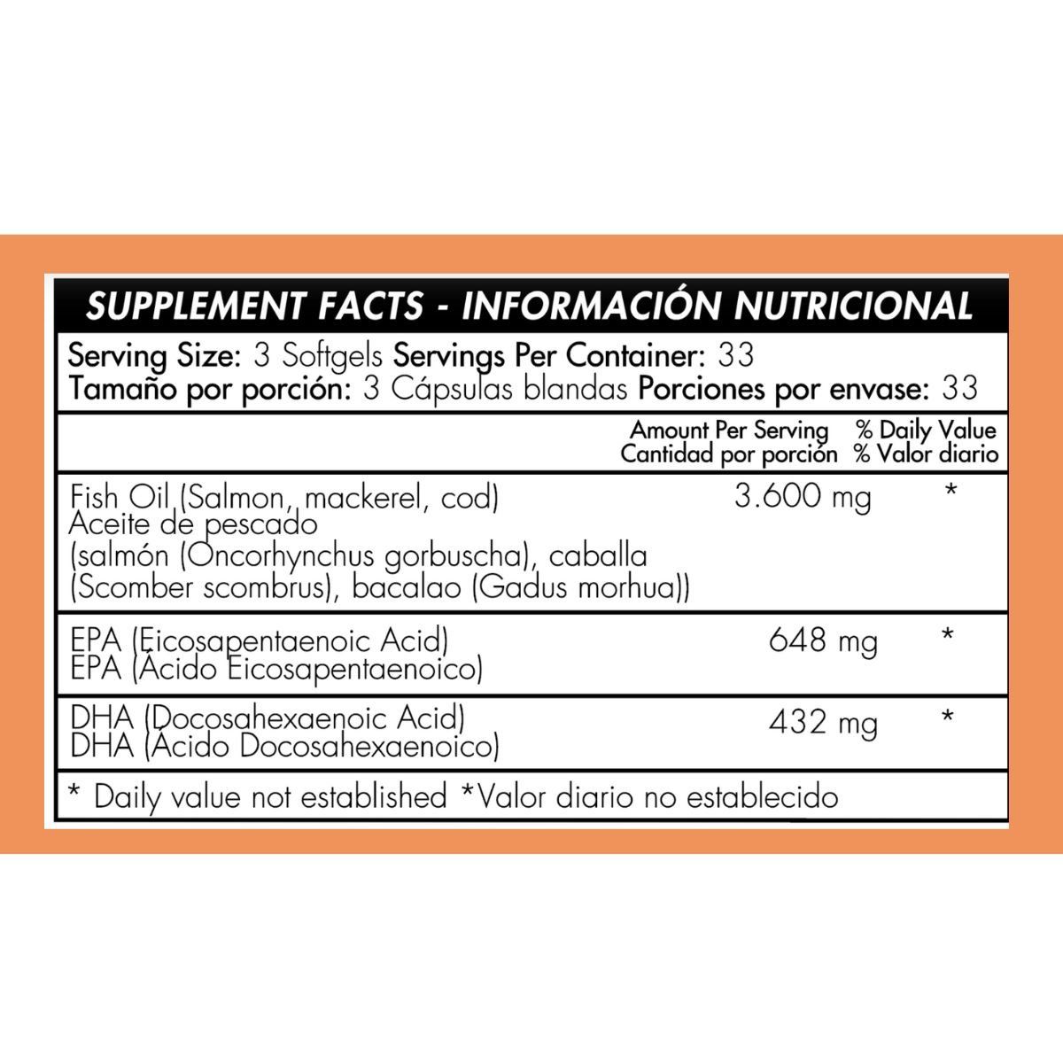 HEALTHY AMERICA - Omega 3 1200 Mg 100 Cápsulas Healthly America