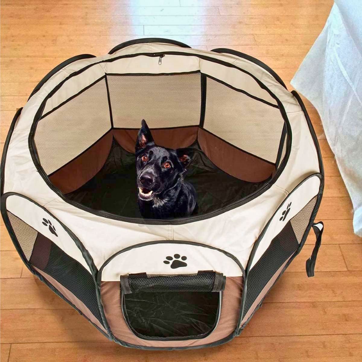 GENERICO - Corral Octagonal Plegable Para Mascotas