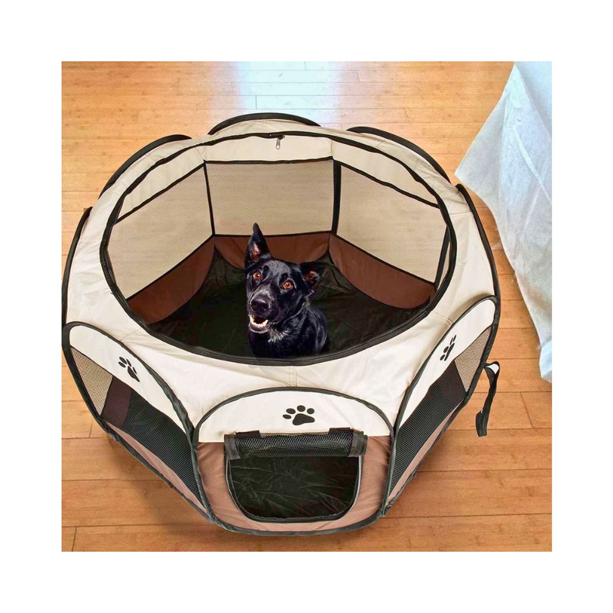 GENERICO - Corral Octagonal Plegable Para Mascotas
