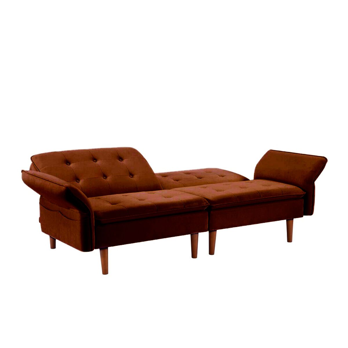 MAGIC CLASS - SOFÁ CAMA MODERNO AKIRA MICROFIBRA CAFÉ