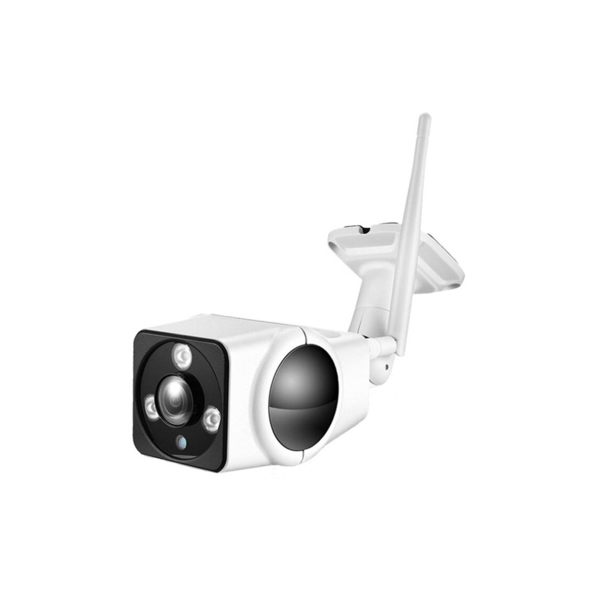 AWEI - Cámara De Seguridad Ip Exterior Audio Wifi 1080p Hd Bala + SD 128 GB