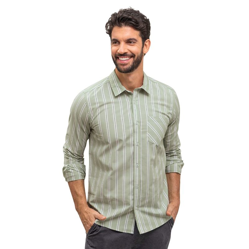 LEO - Leo Camisa de botones estampada