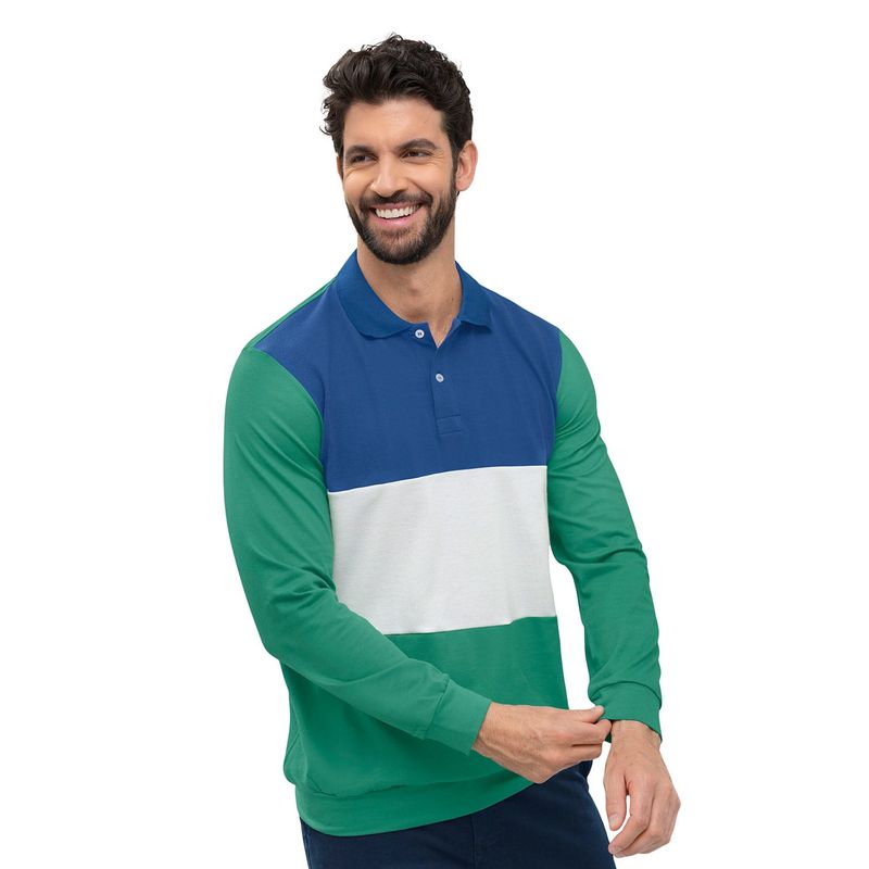 LEO - Leo Camibuzo con franjas de color