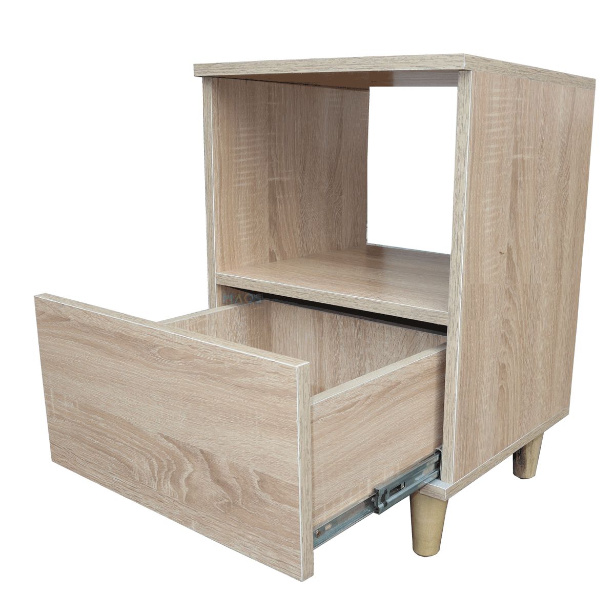 WOOD PETS - Mesa De Noche  Nochero  Mesa Auxiliar