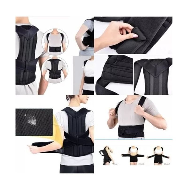 GENERICO - Corrector De Postura con soporte Hombres y Mujeres Talla XL
