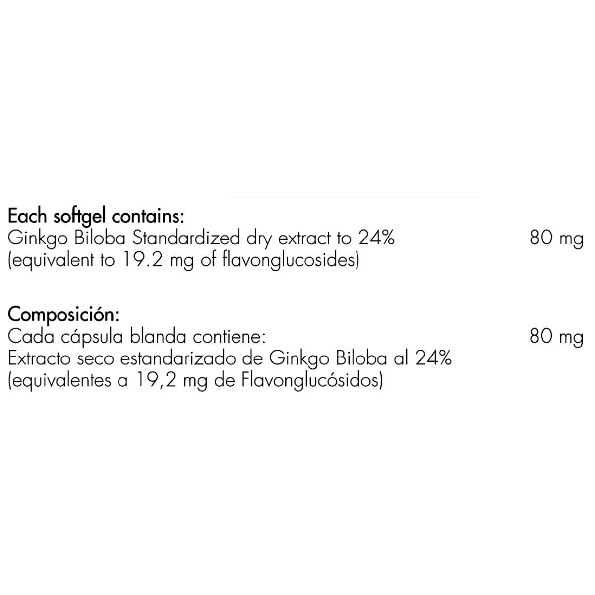 HEALTHY AMERICA - Ginkgo Biloba 80 mg 90 Cáps - Healthly America