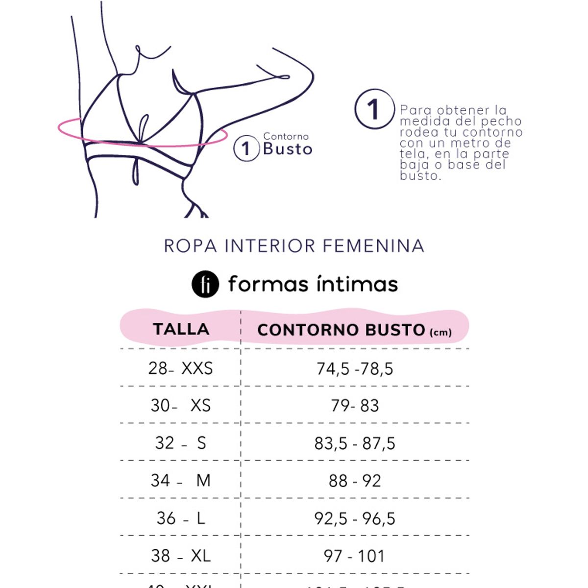 FORMAS INTIMAS - Brasier Mujer Palo De Rosa FI 41241
