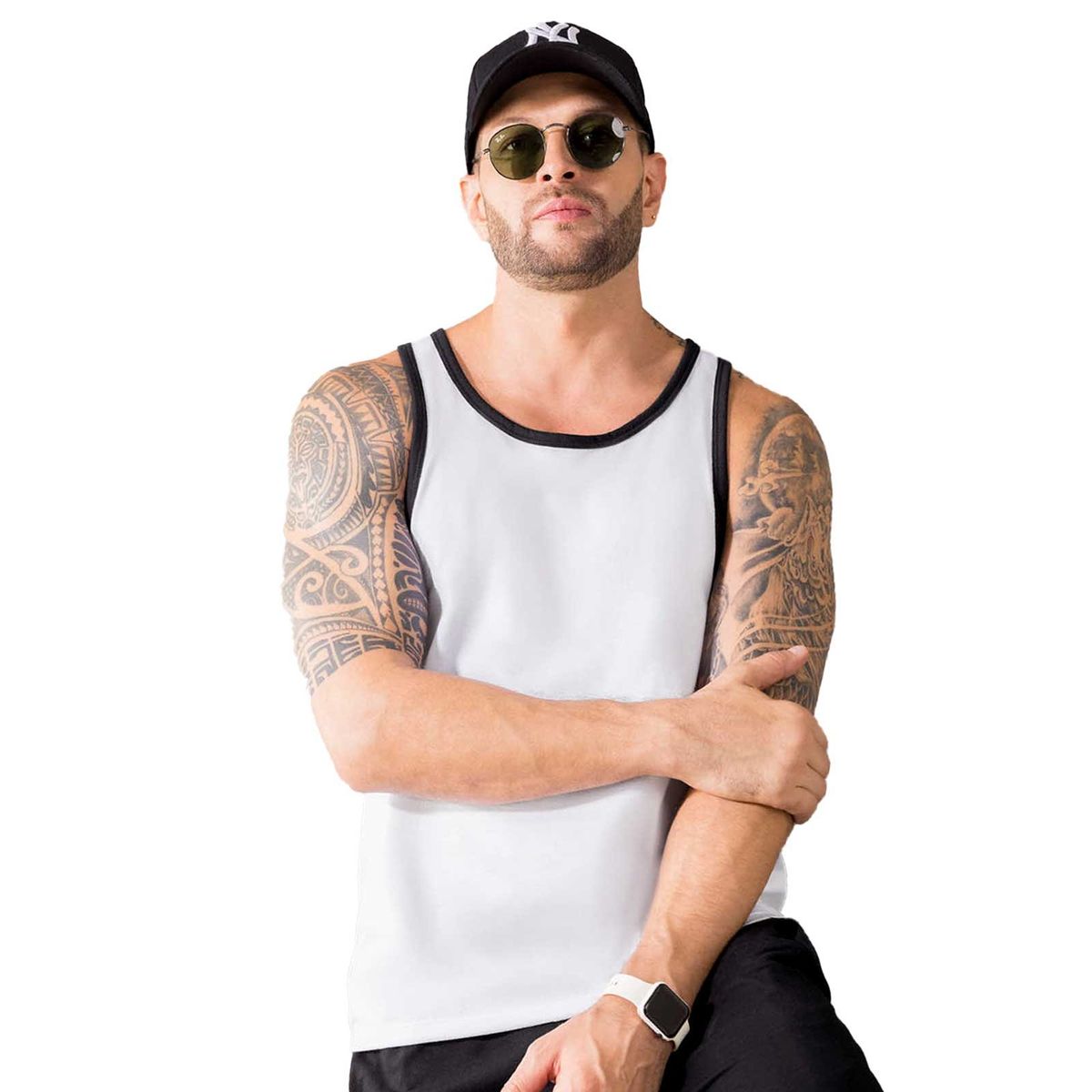 MARKETING PERSONAL - Camisilla Hombre Blanco Mp 1944