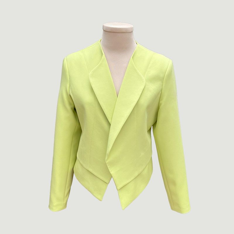 L Y H - Chaqueta Para Mujer Verde Marca L&H