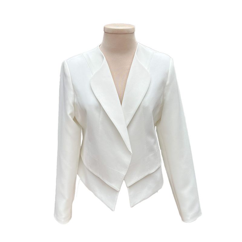L Y H - Chaqueta Para Mujer Blanco Marca L&H