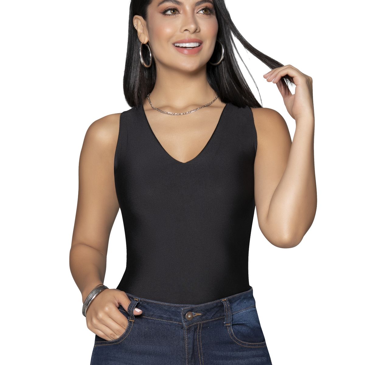 FORMAS INTIMAS - Body Mujer Negro FI 32776