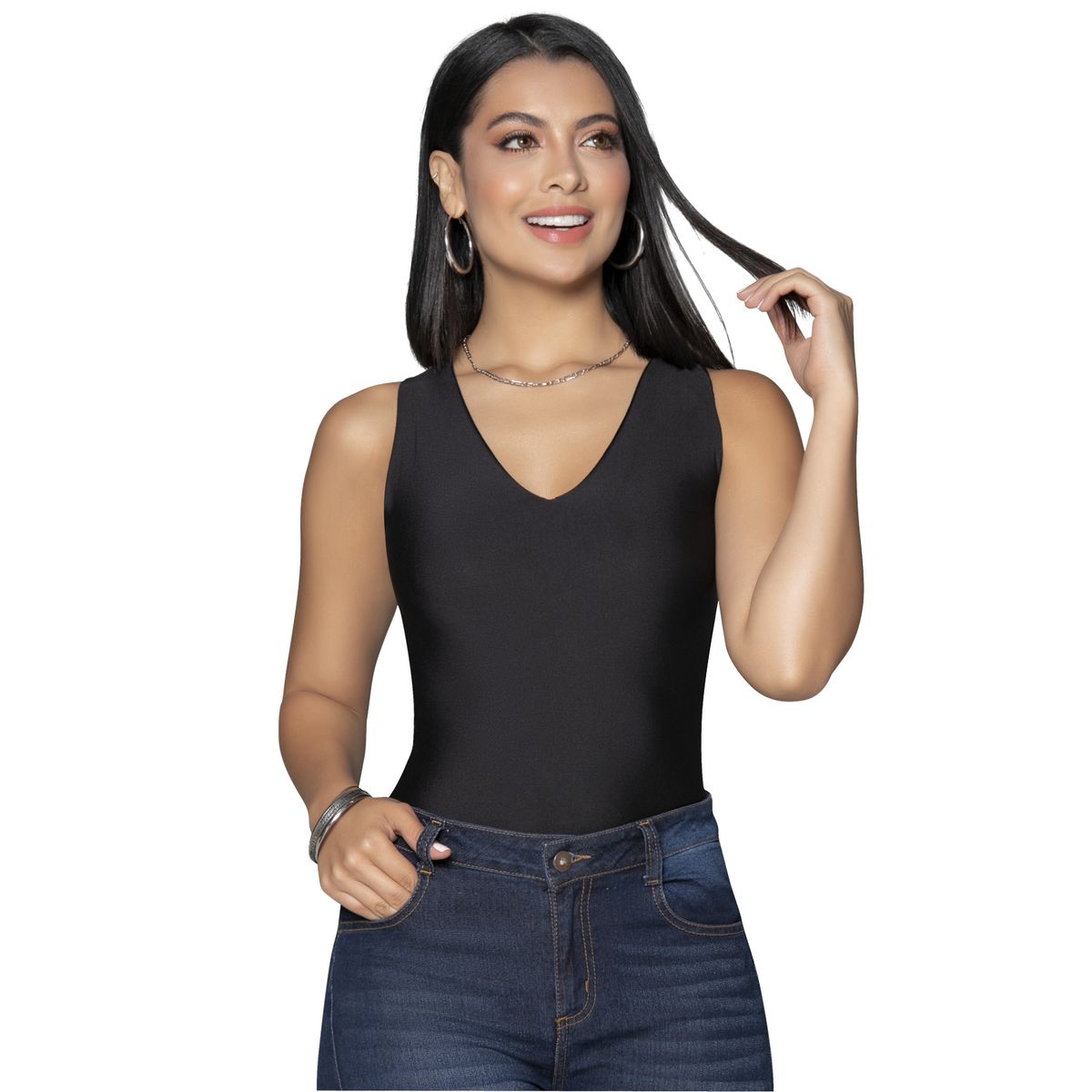 FORMAS INTIMAS - Body Mujer Negro FI 32776