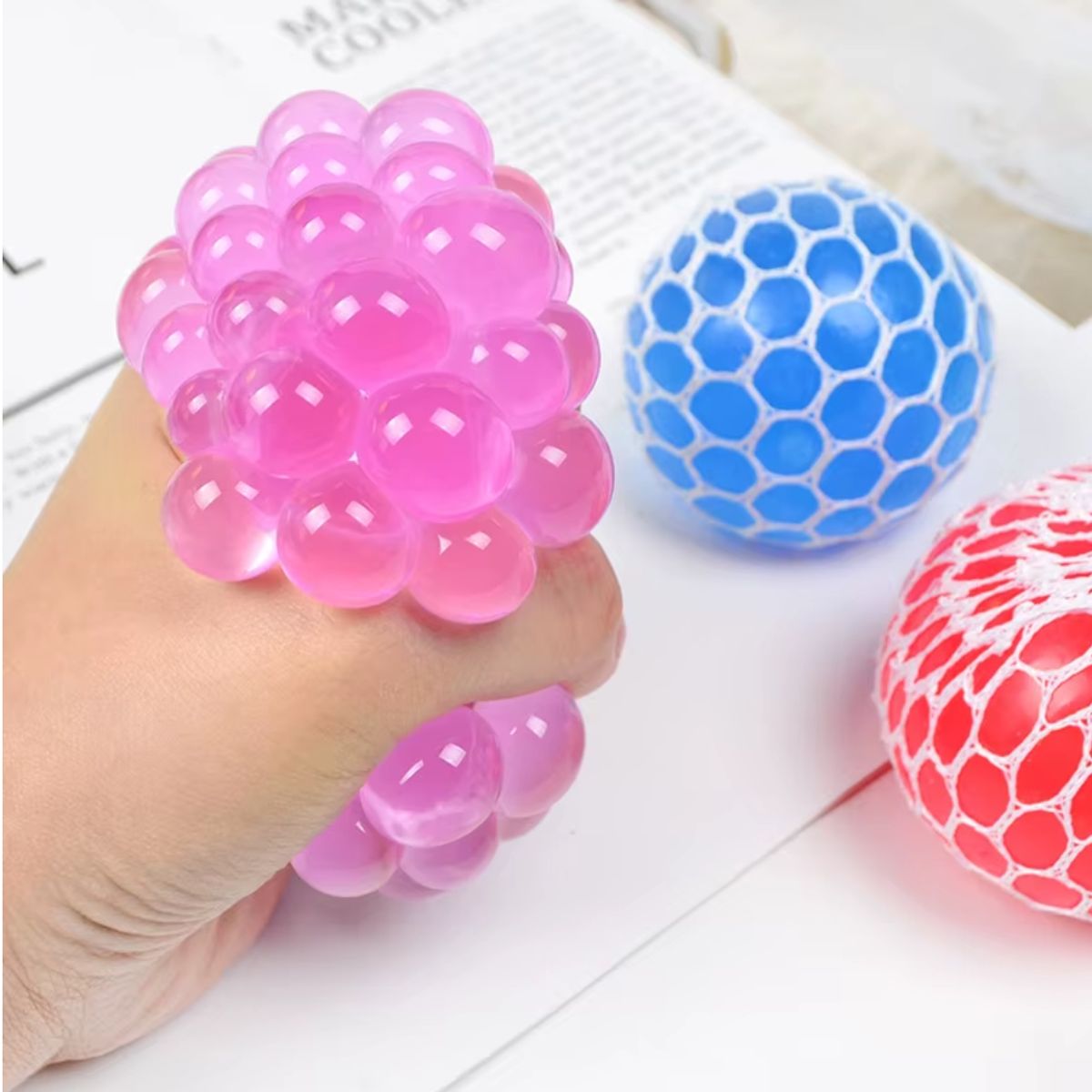 GENERICO - Squishy Ball Mesh Bola Anti Estres Juguete  Squeeze
