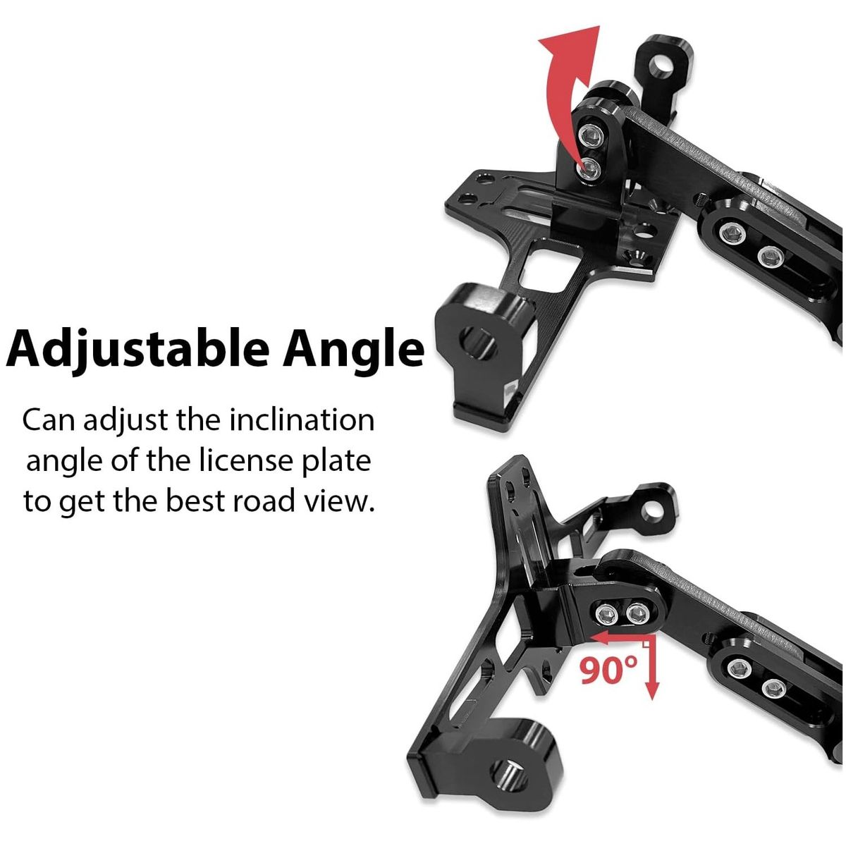 ONE PIXEL - Soporte Para Placa De Matrícula De Motocicleta