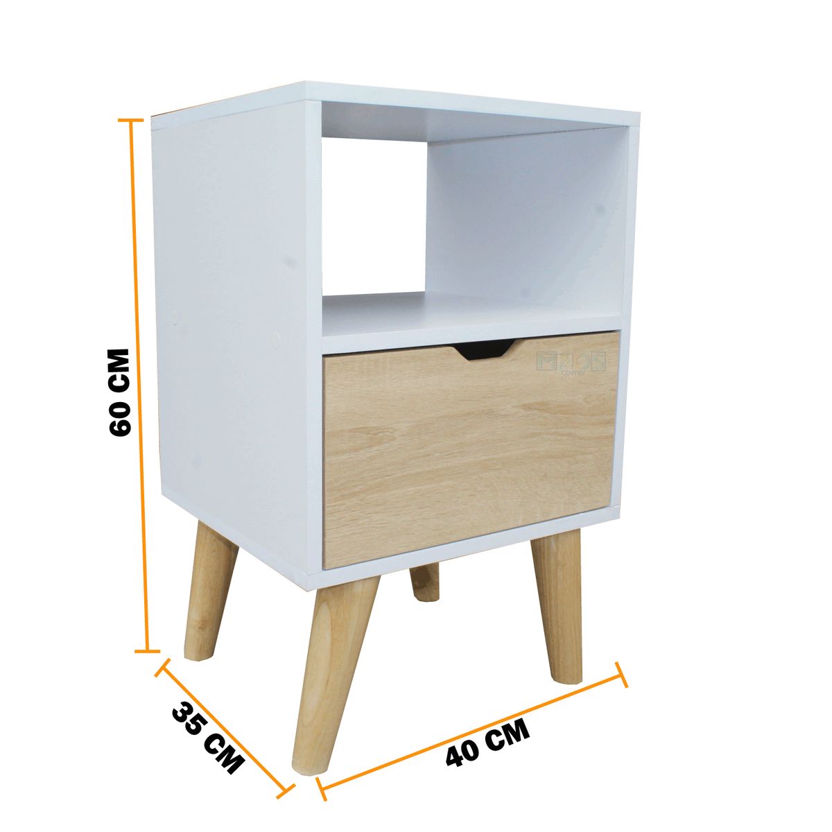 MAOS - Mesa De Noche  Nochero  Mesa Auxiliar