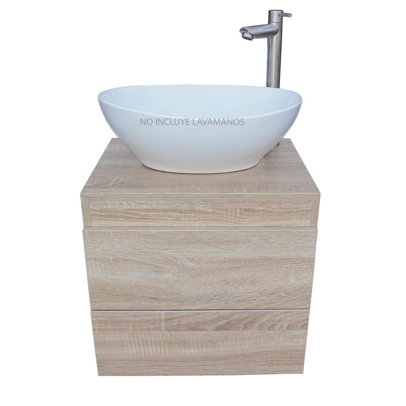 MAOS - Mueble Para Lavamanos Repisa Flotante Con Puerta