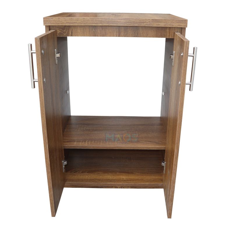 WOOD PETS - Mueble Para Lavamanos Repisa Flotante Con Puerta