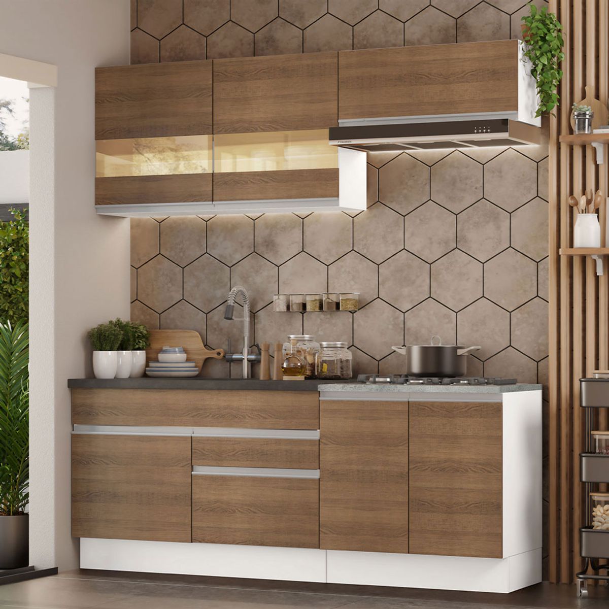 MADESA - Cocina Integral Glamy 2.00 Metros 07