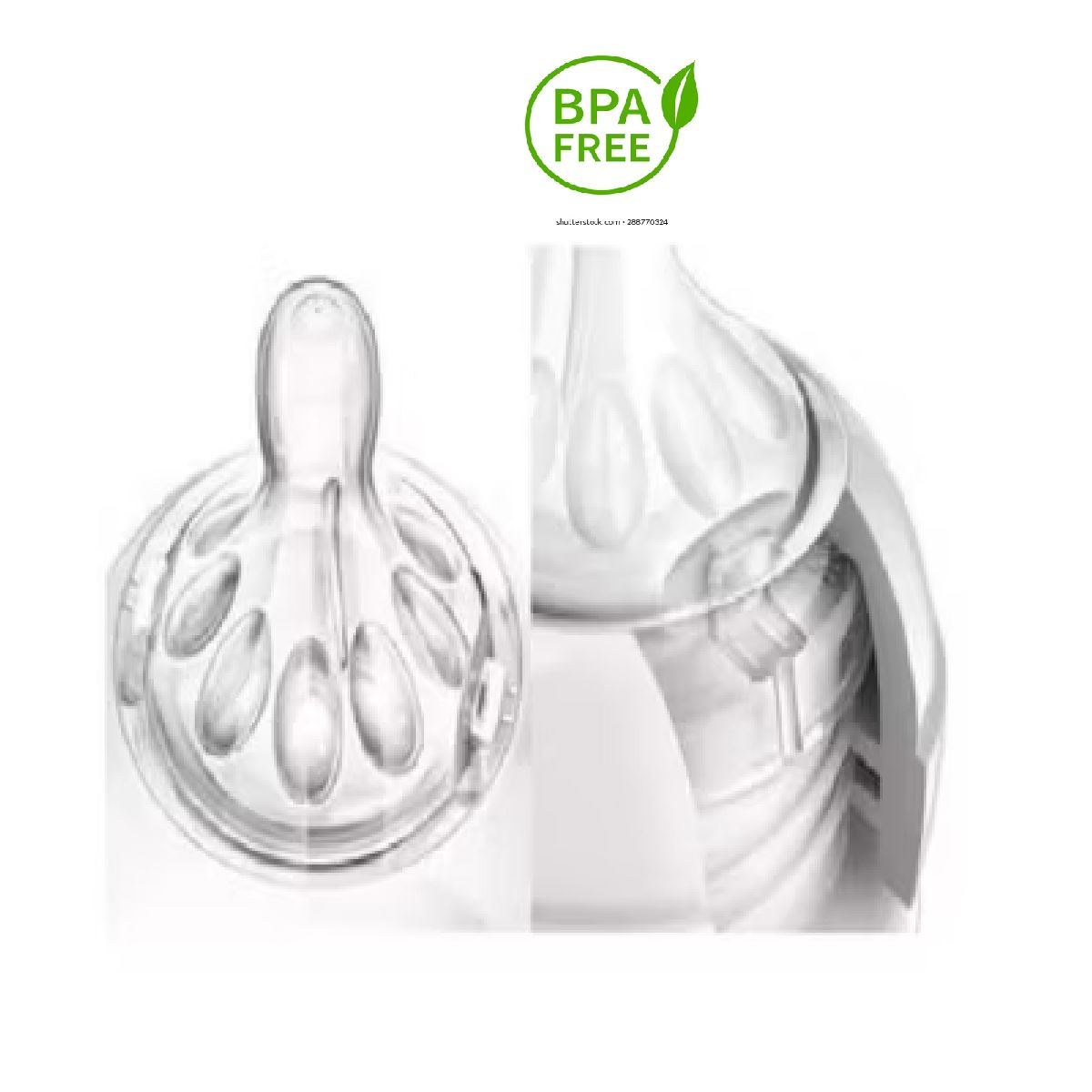 MUNDO BEBE - Chupo Silicona  Tetero Boca Ancha Bebe X 6 Unidades