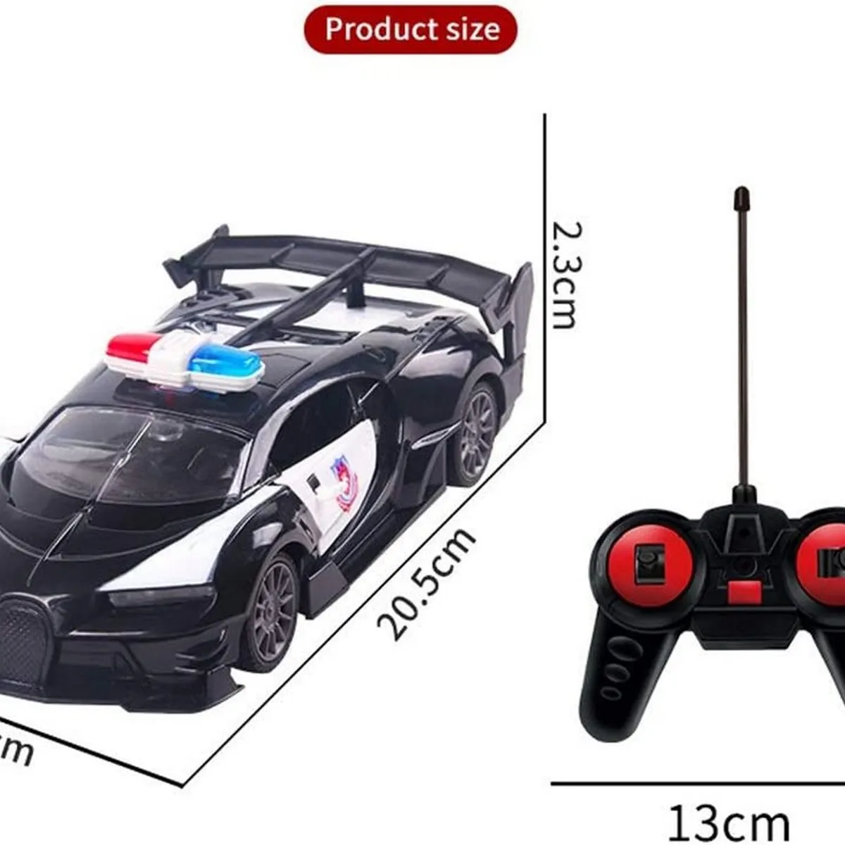 GENERICO - Carro Recargable Policía Control Abre Puerta