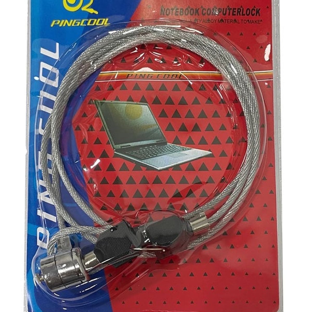 GENERICO - Guaya De Seguridad Con 2 Llaves Para Portátil Monitor Y Pc