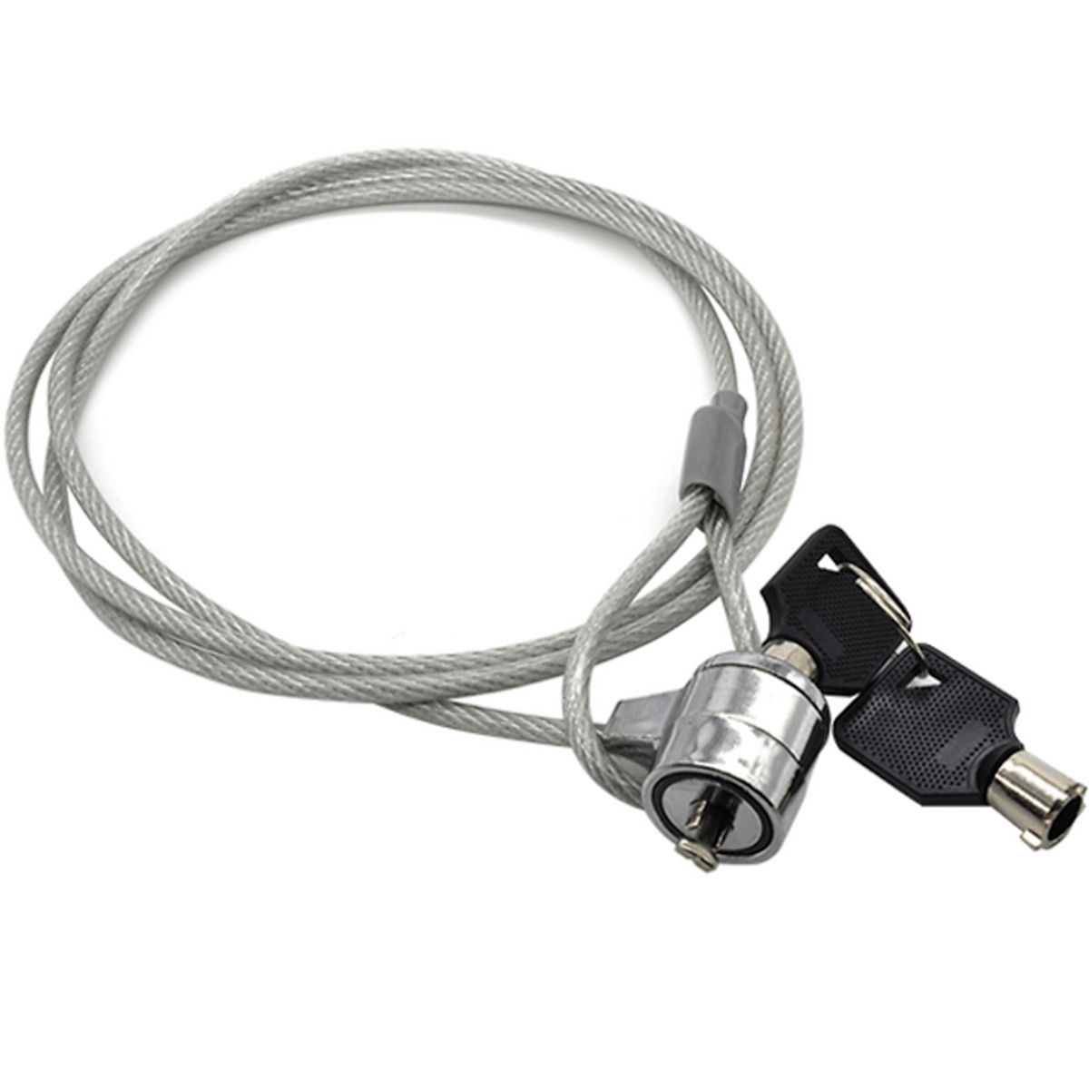 GENERICO - Guaya De Seguridad Con 2 Llaves Para Portátil Monitor Y Pc