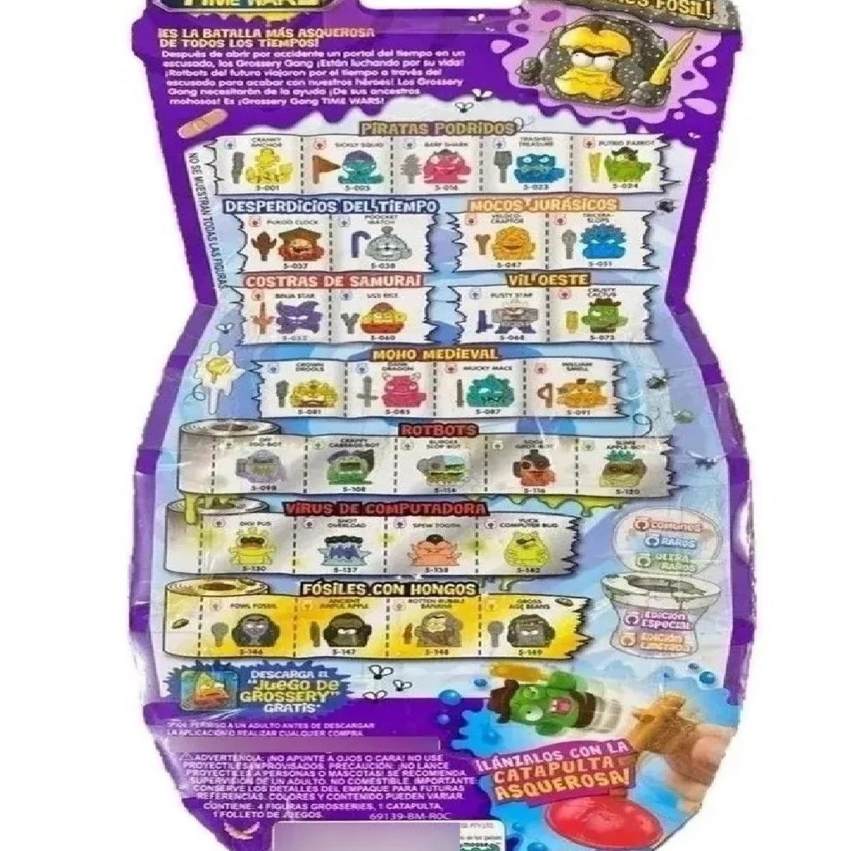 MOOSE TOYS - The Grossery Gang Serie 5 Pack X 4 Time Wars