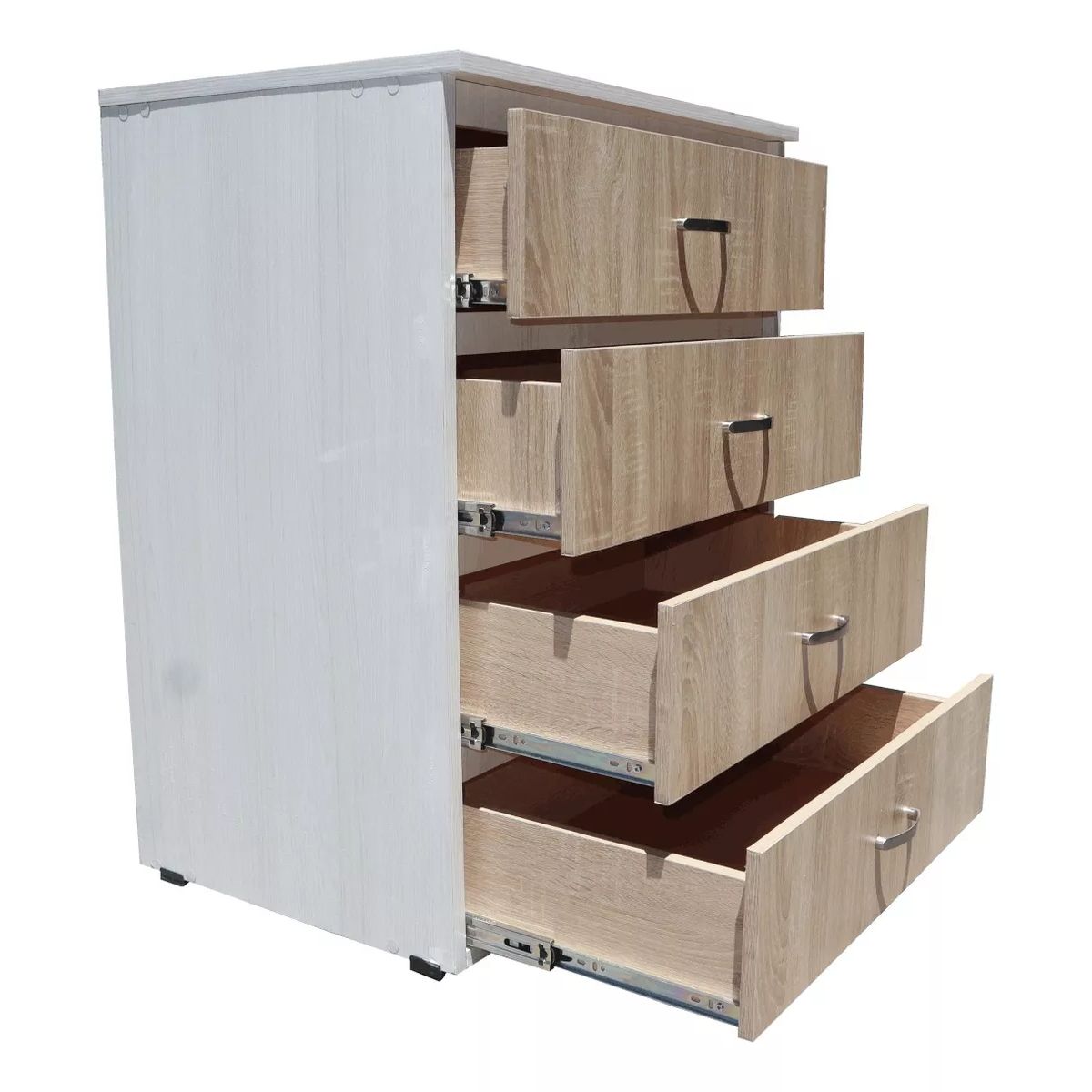 WOOD PETS - Mueble Comoda Compacta En Madera Cajonera Corredera Full
