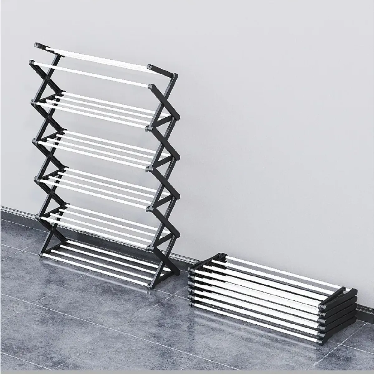 GENERICO - Zapatero Organizador 10 Pares Desarmable X-shaped Rack